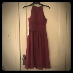 Azazie Siobhan Mulberry Bridesmaid Dress